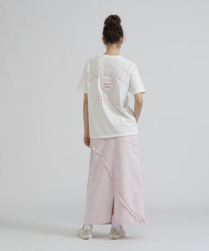 《WOMAN》 VARSITY LOGO S/S 字母徽標短袖T恤
