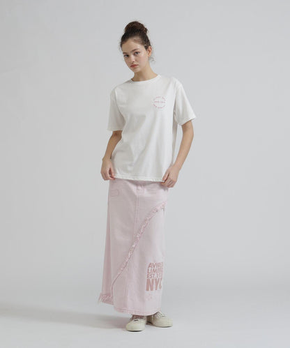《WOMAN》 VARSITY LOGO S/S 字母徽標短袖T恤