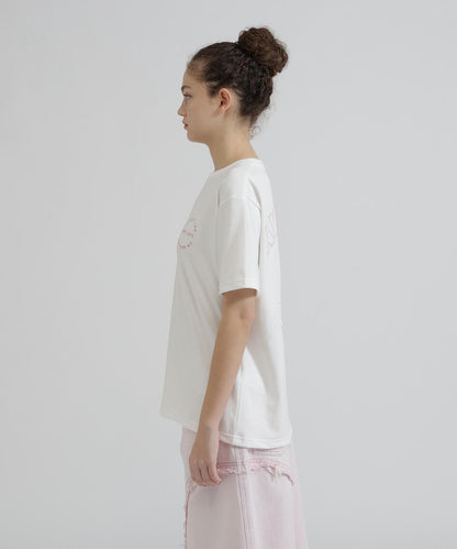 《WOMAN》 VARSITY LOGO S/S 字母徽標短袖T恤