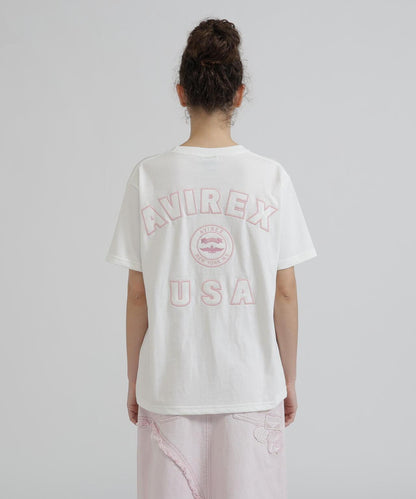 《WOMAN》 VARSITY LOGO S/S 字母徽標短袖T恤