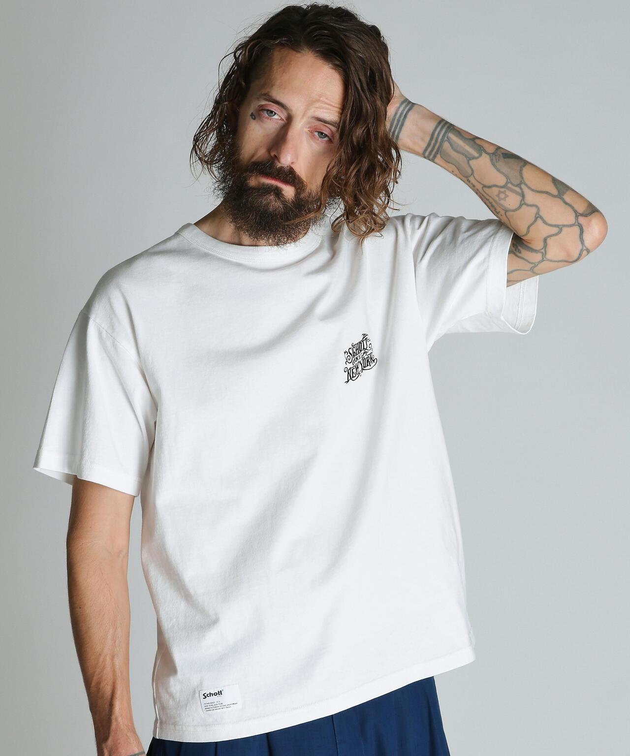 ARABESQU EMB. COMPACT T-SHIRT 阿拉貝斯克刺繡 修身T恤