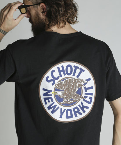 CIRCLE EAGLE COMPACT T-SHIRT 合身版型 圓形鷹圖案 T恤
