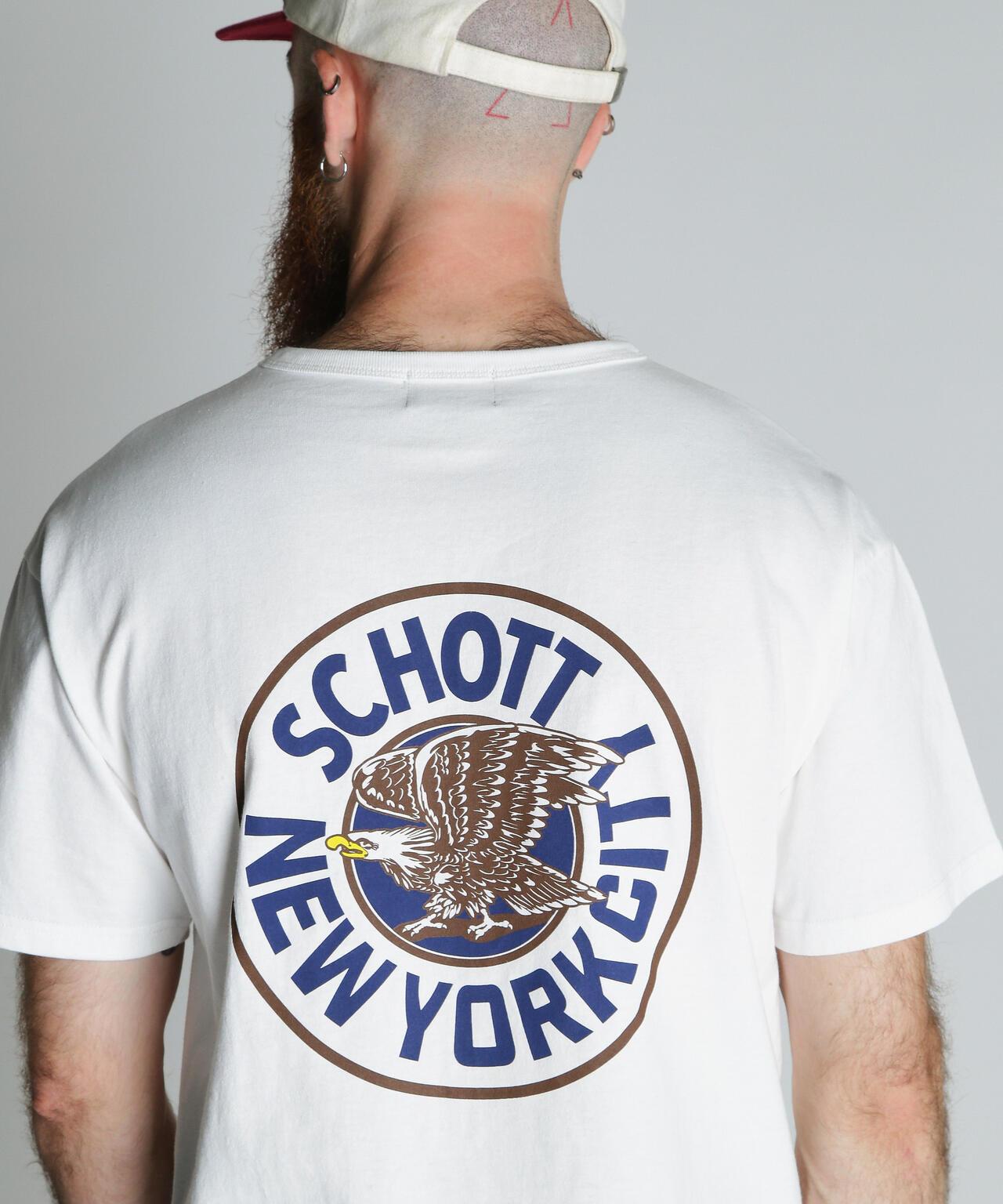 CIRCLE EAGLE COMPACT T-SHIRT 合身版型 圓形鷹圖案 T恤
