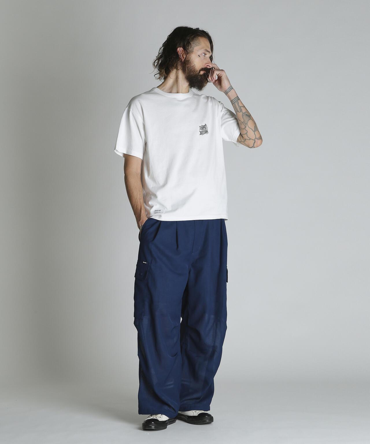 ARABESQU EMB. COMPACT T-SHIRT 阿拉貝斯克刺繡 修身T恤