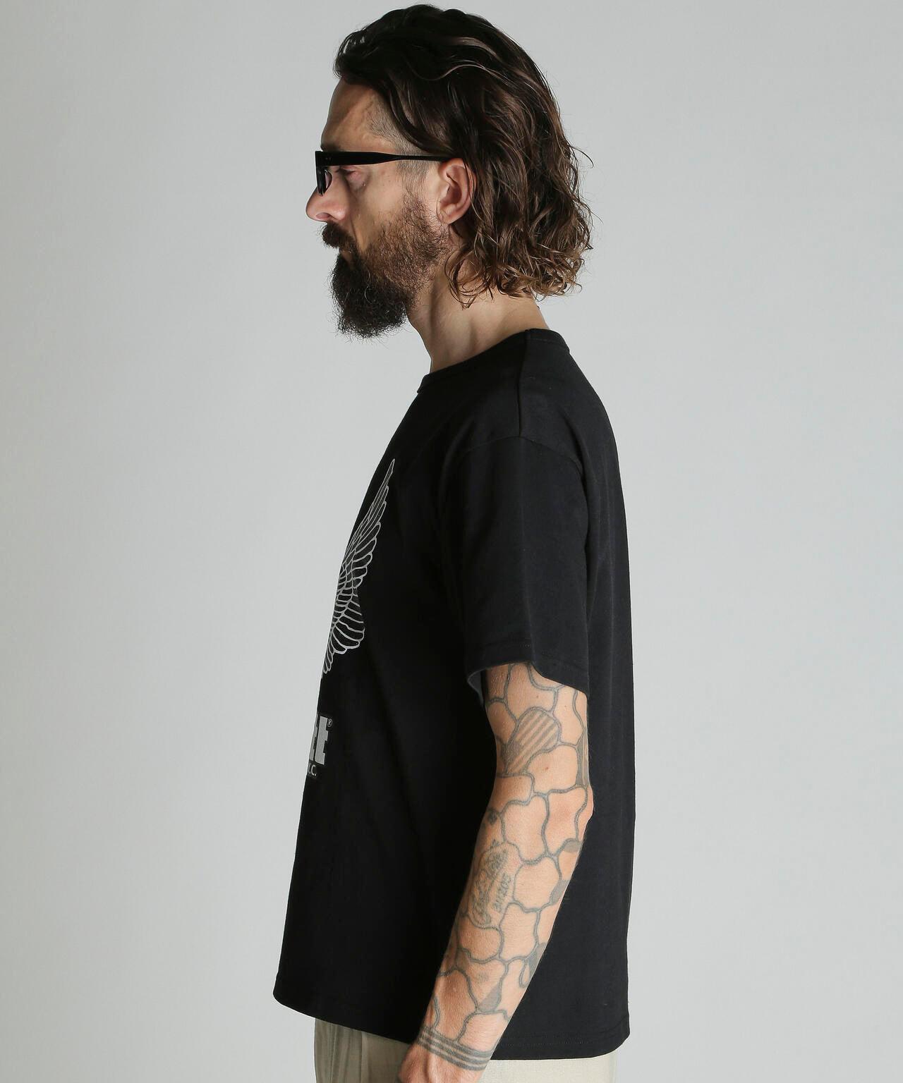 GLITTER EAGLE COMPACT T-SHIRT 閃粉鷹圖案 修身款 T恤