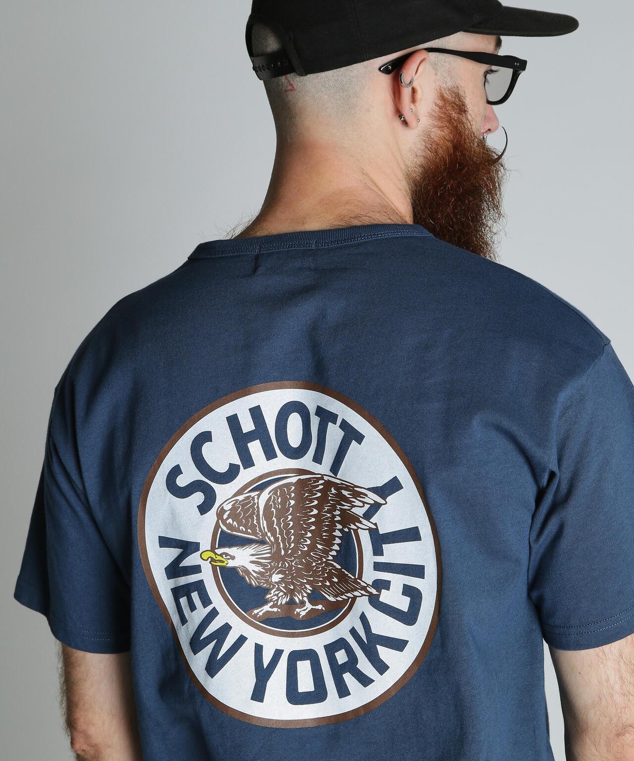 CIRCLE EAGLE COMPACT T-SHIRT 合身版型 圓形鷹圖案 T恤