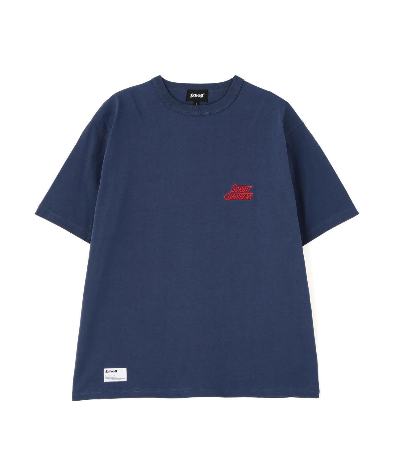 HEART.LOGO Schott BROS. EMB. T-SHIRT 心形Logo刺繡T恤