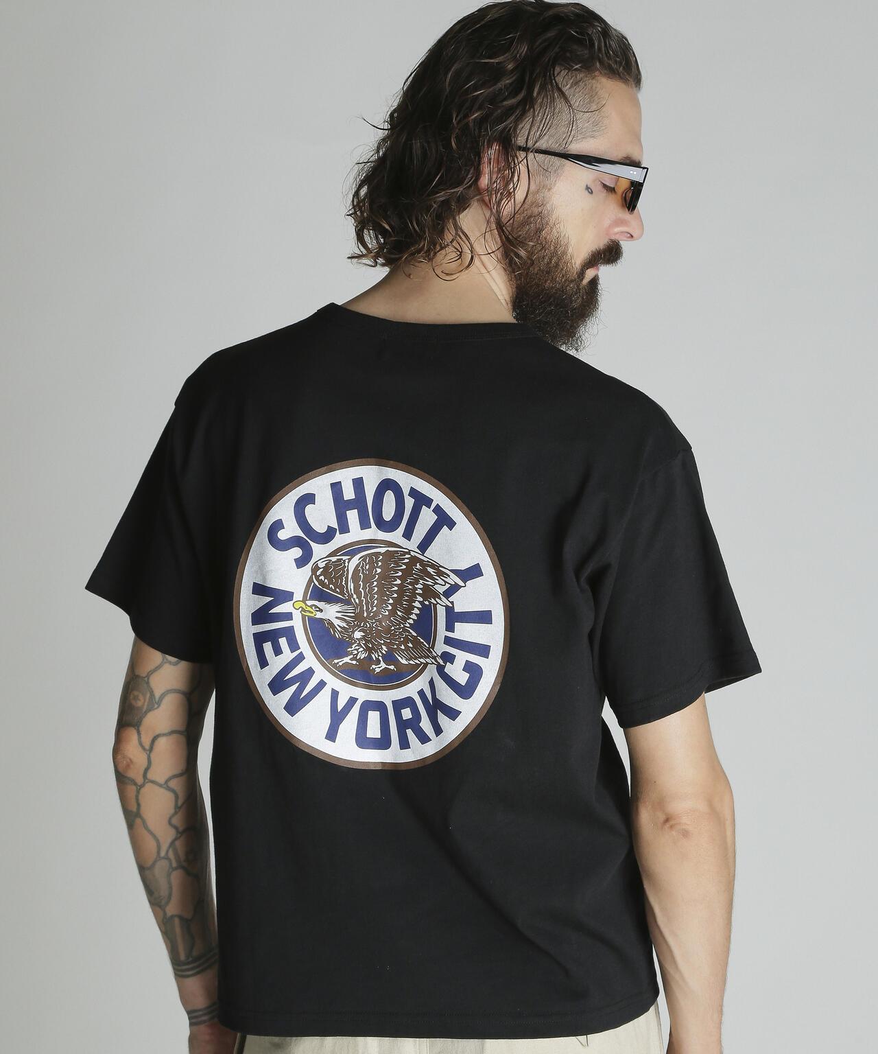 CIRCLE EAGLE COMPACT T-SHIRT 合身版型 圓形鷹圖案 T恤