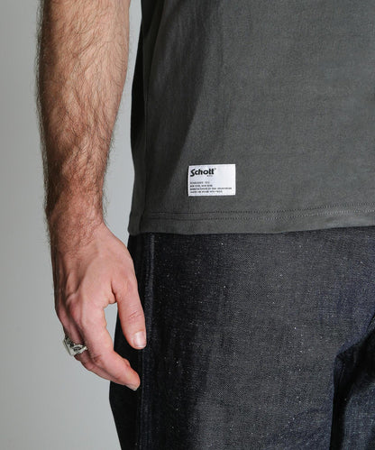 FINEST QUALITY BUILT TOUGH EMB. HENLEY T-SHIRT 刺繡 Henley T恤