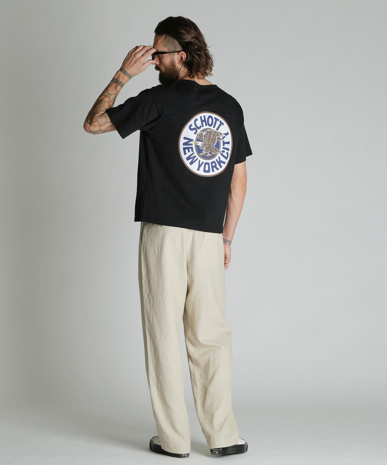 CIRCLE EAGLE COMPACT T-SHIRT 合身版型 圓形鷹圖案 T恤