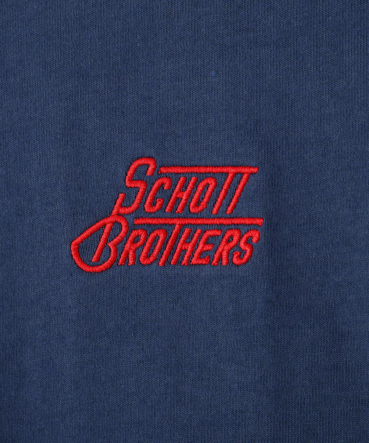 HEART.LOGO Schott BROS. EMB. T-SHIRT 心形Logo刺繡T恤
