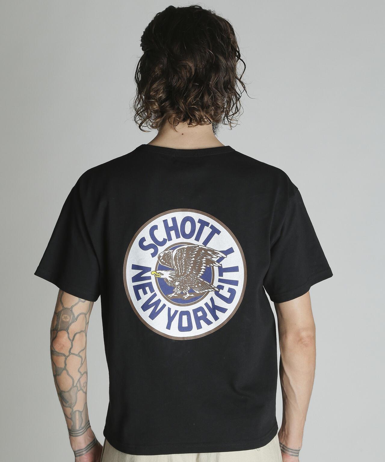 CIRCLE EAGLE COMPACT T-SHIRT 合身版型 圓形鷹圖案 T恤