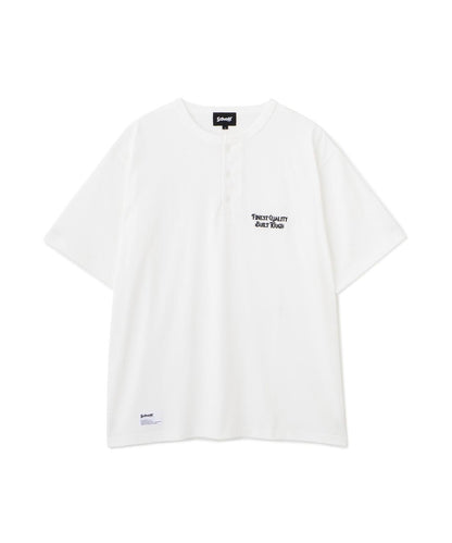 FINEST QUALITY BUILT TOUGH EMB. HENLEY T-SHIRT 刺繡 Henley T恤