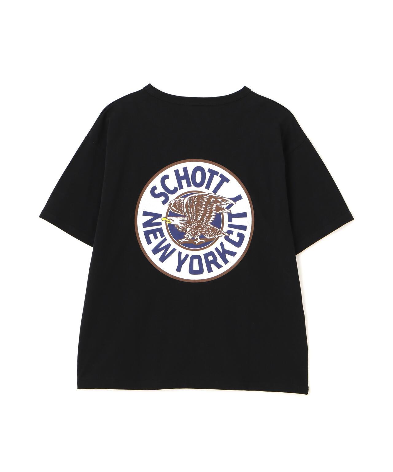 CIRCLE EAGLE COMPACT T-SHIRT 合身版型 圓形鷹圖案 T恤