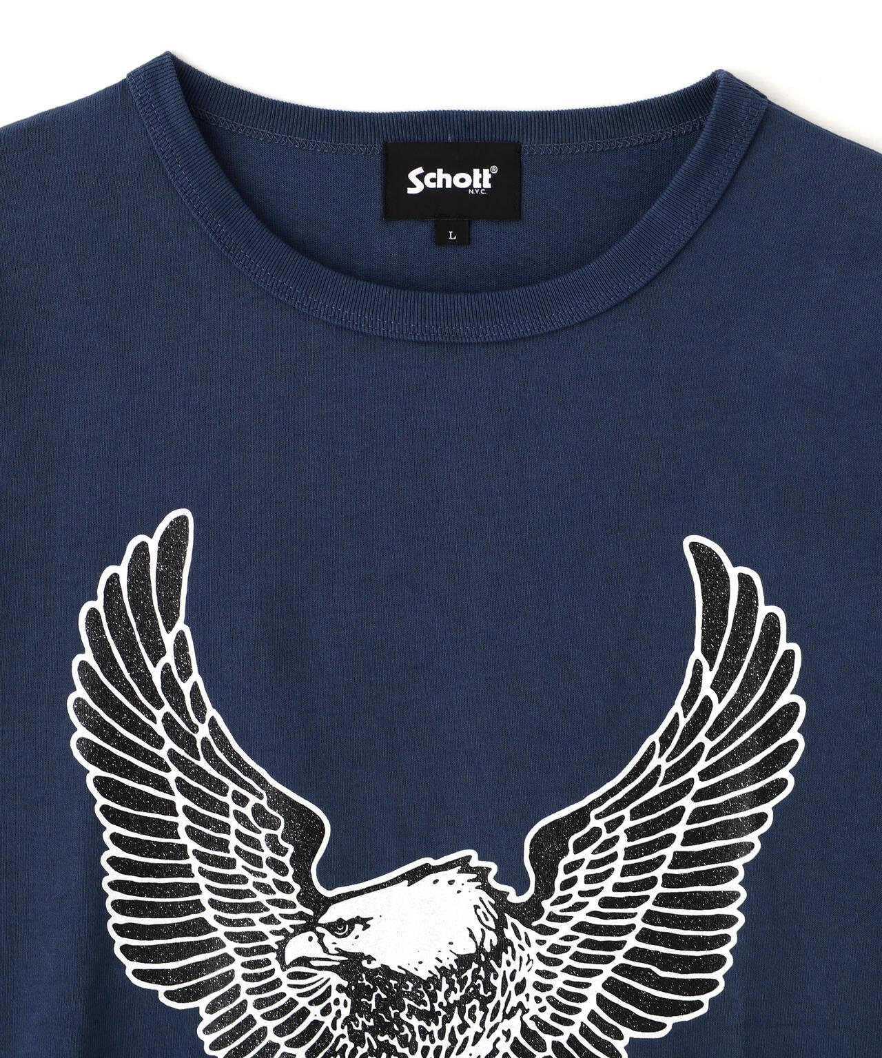 GLITTER EAGLE COMPACT T-SHIRT 閃粉鷹圖案 修身款 T恤