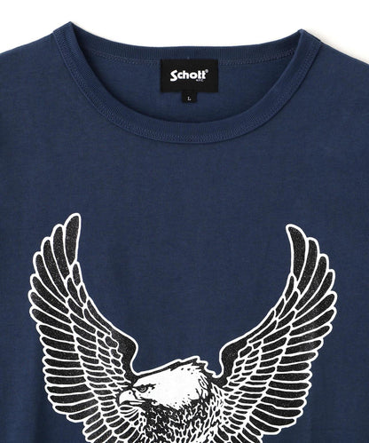 GLITTER EAGLE COMPACT T-SHIRT 閃粉鷹圖案 修身款 T恤