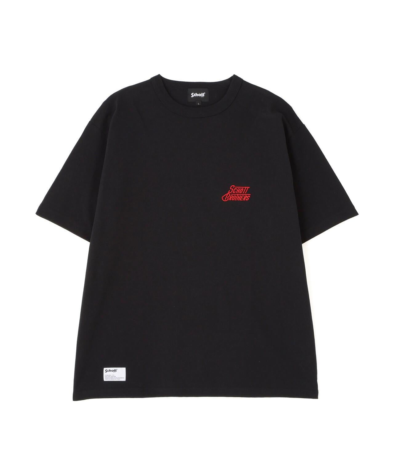 HEART.LOGO Schott BROS. EMB. T-SHIRT 心形Logo刺繡T恤