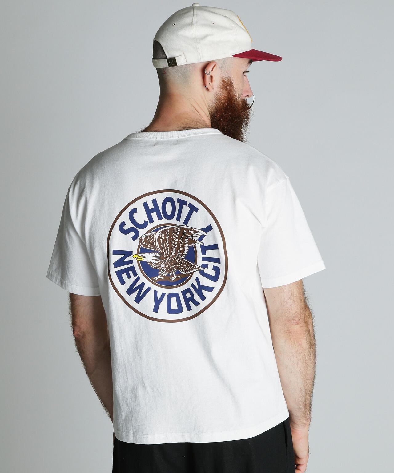 CIRCLE EAGLE COMPACT T-SHIRT 合身版型 圓形鷹圖案 T恤