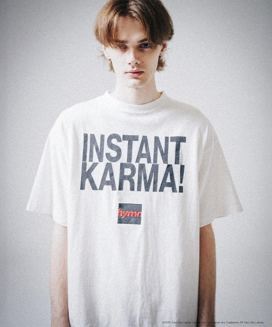 INSTANT KARMA圖案 JL_SS T-SHIRT T恤