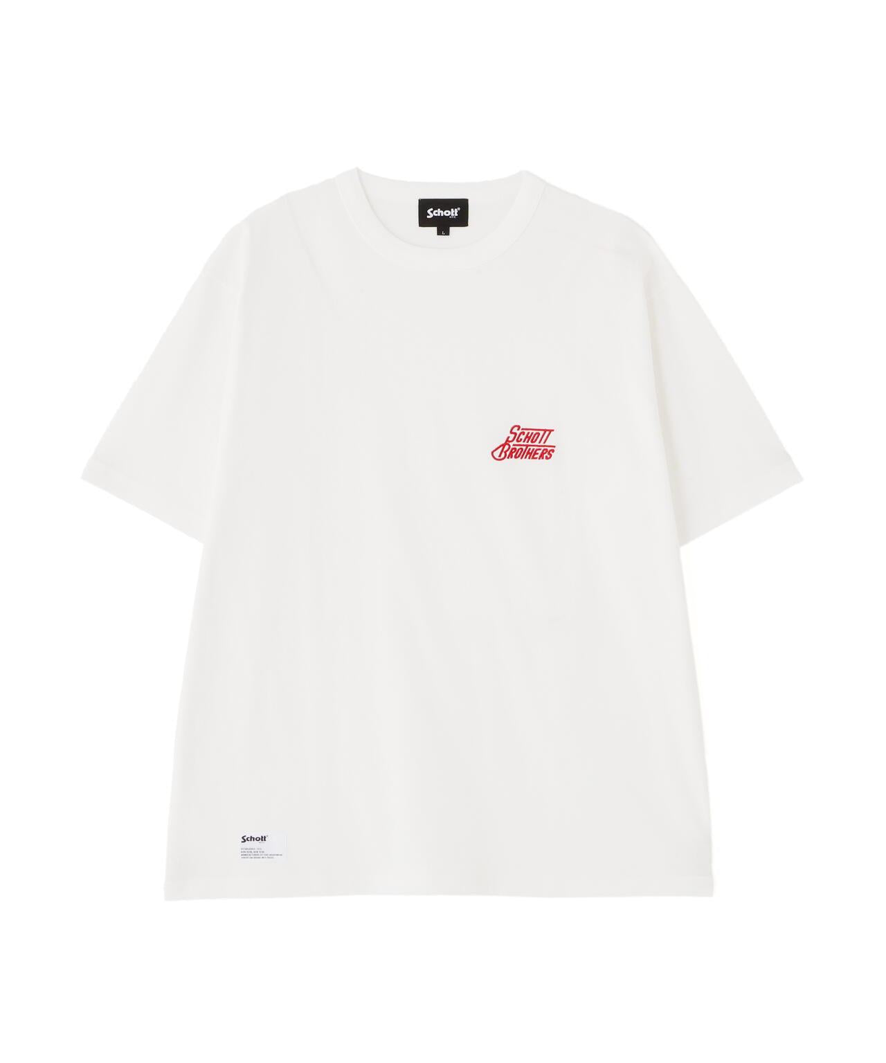 HEART.LOGO Schott BROS. EMB. T-SHIRT 心形Logo刺繡T恤