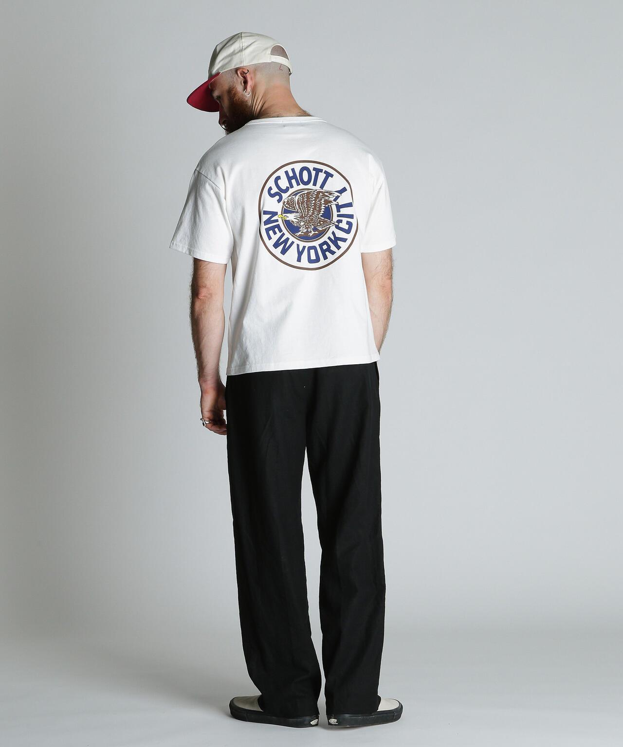 CIRCLE EAGLE COMPACT T-SHIRT 合身版型 圓形鷹圖案 T恤