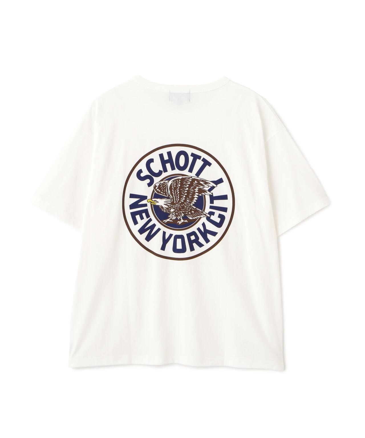 CIRCLE EAGLE COMPACT T-SHIRT 合身版型 圓形鷹圖案 T恤