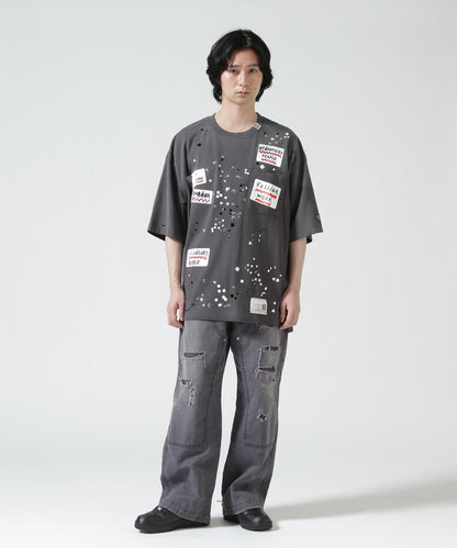Maison MIHARAYASUHIRO EMBELLISHED STICKER TEE T恤