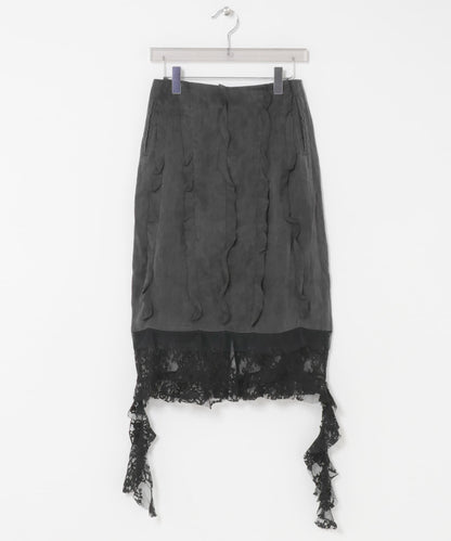 VIVIANO BOUDOIR SATIN SKIRT 半身裙