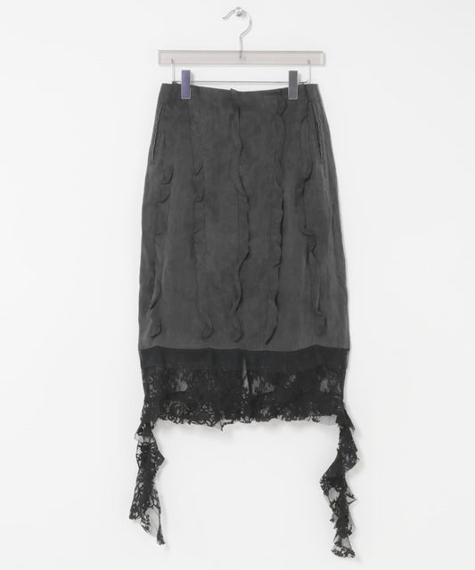VIVIANO BOUDOIR SATIN SKIRT 半身裙