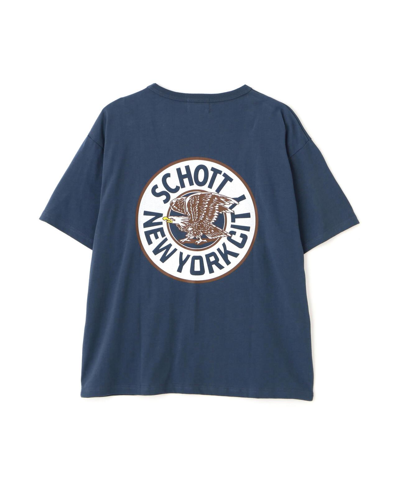 CIRCLE EAGLE COMPACT T-SHIRT 合身版型 圓形鷹圖案 T恤