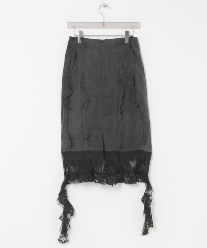 VIVIANO BOUDOIR SATIN SKIRT 半身裙