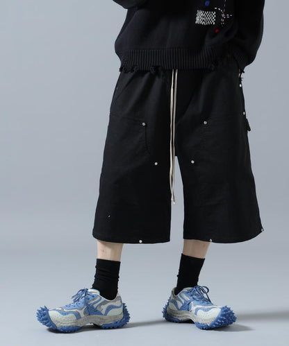 DankeSchon/ダンケシェーン STTWILL W-KNEE SHORTS 休閒短褲