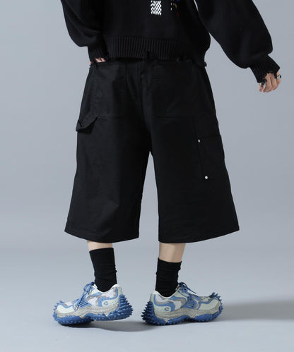 DankeSchon/ダンケシェーン STTWILL W-KNEE SHORTS 休閒短褲