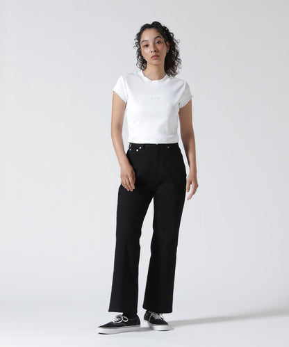 Calvin Klein MONOLOGO BABY TEE 字母印花短款T恤