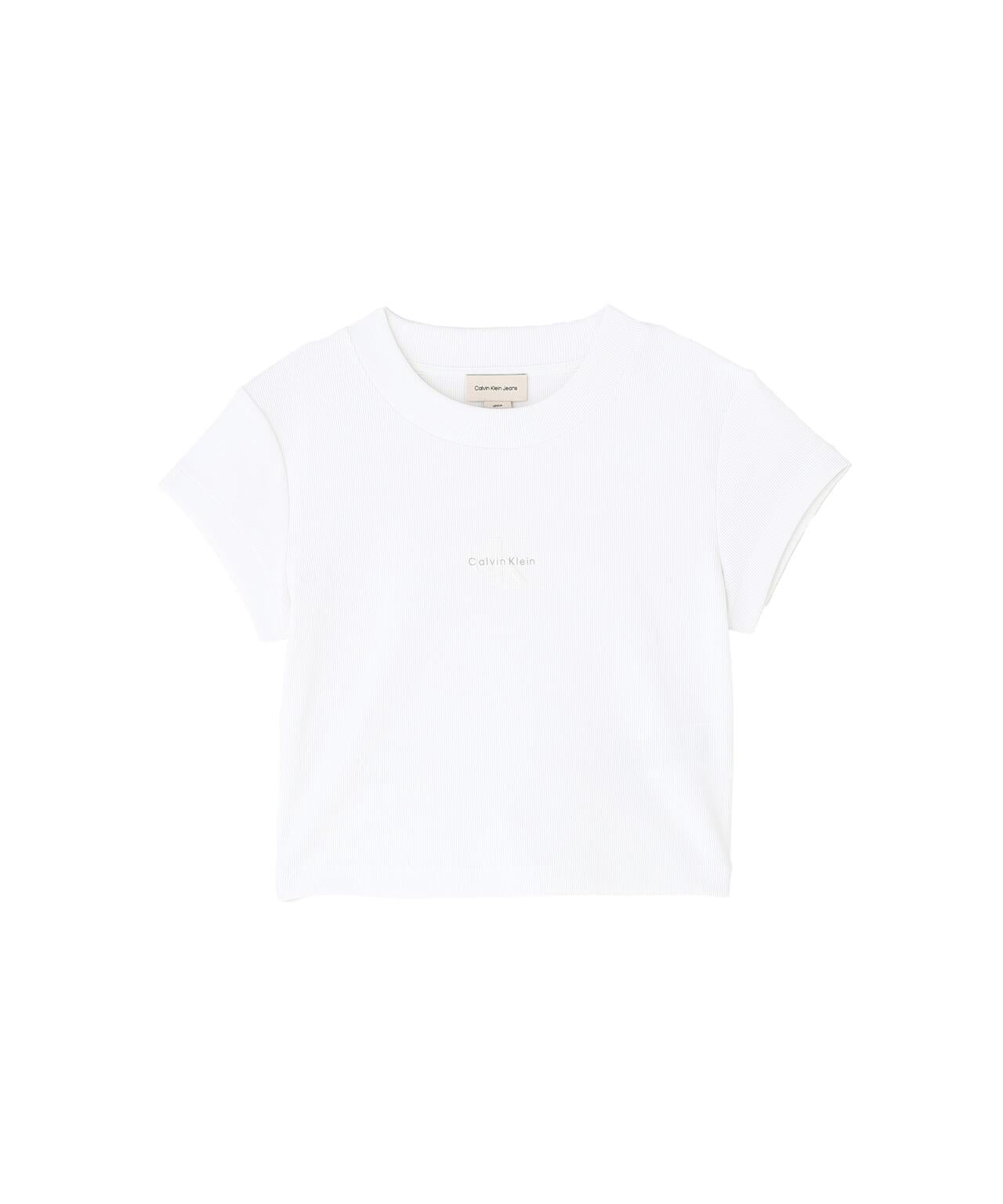 Calvin Klein MONOLOGO BABY TEE 字母印花短款T恤