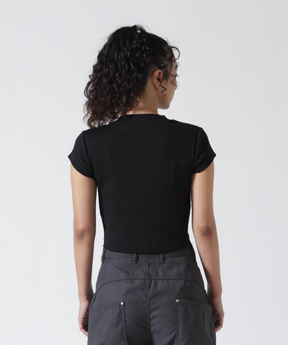 Calvin Klein MONOLOGO BABY TEE 字母印花短款T恤