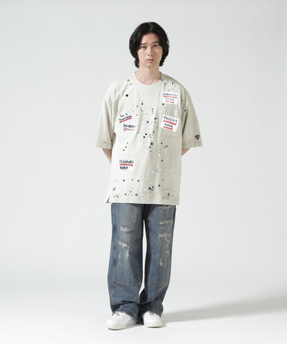 Maison MIHARAYASUHIRO EMBELLISHED STICKER TEE T恤