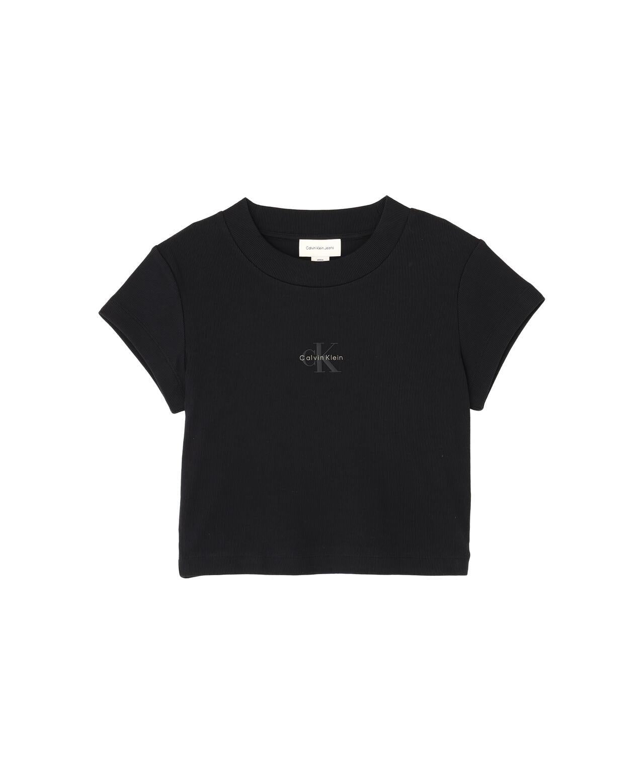 Calvin Klein MONOLOGO BABY TEE 字母印花短款T恤