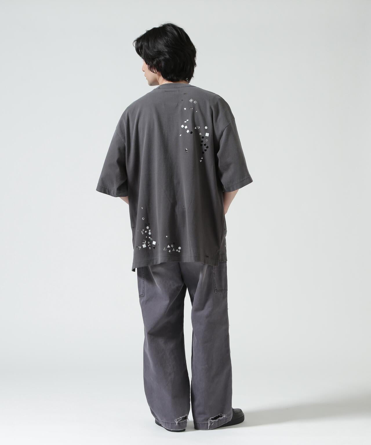 Maison MIHARAYASUHIRO EMBELLISHED STICKER TEE T恤