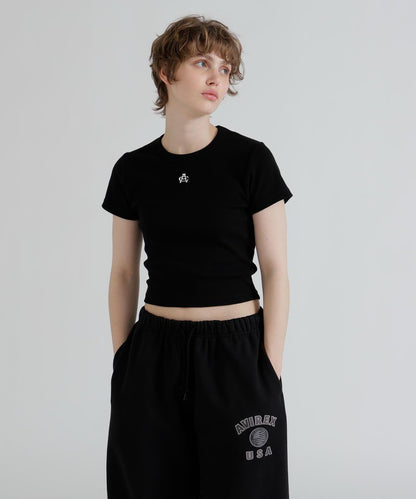 《直営店限定》 S/S AC RIB T-SHIRT T恤