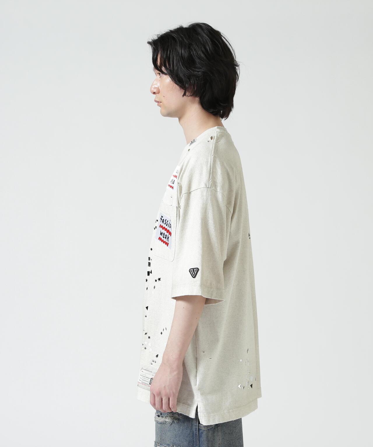 Maison MIHARAYASUHIRO EMBELLISHED STICKER TEE T恤