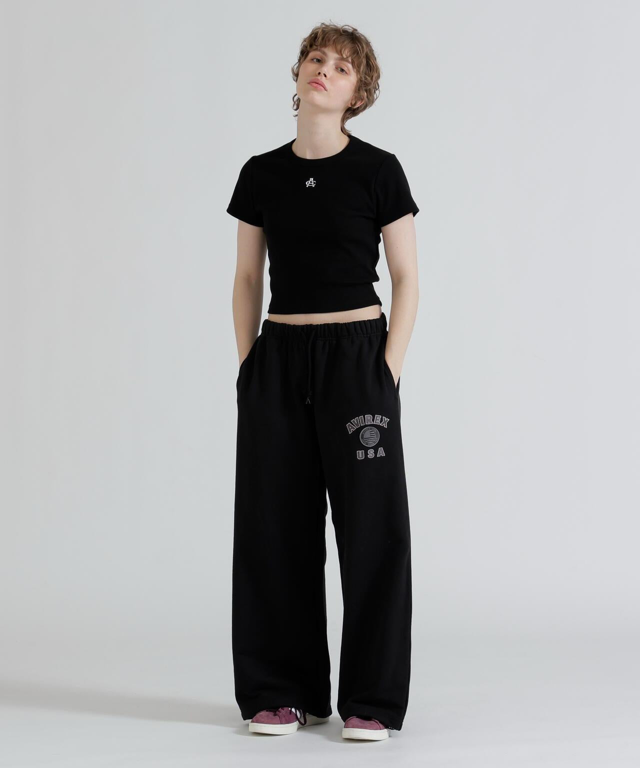 《直営店限定》 S/S AC RIB T-SHIRT T恤