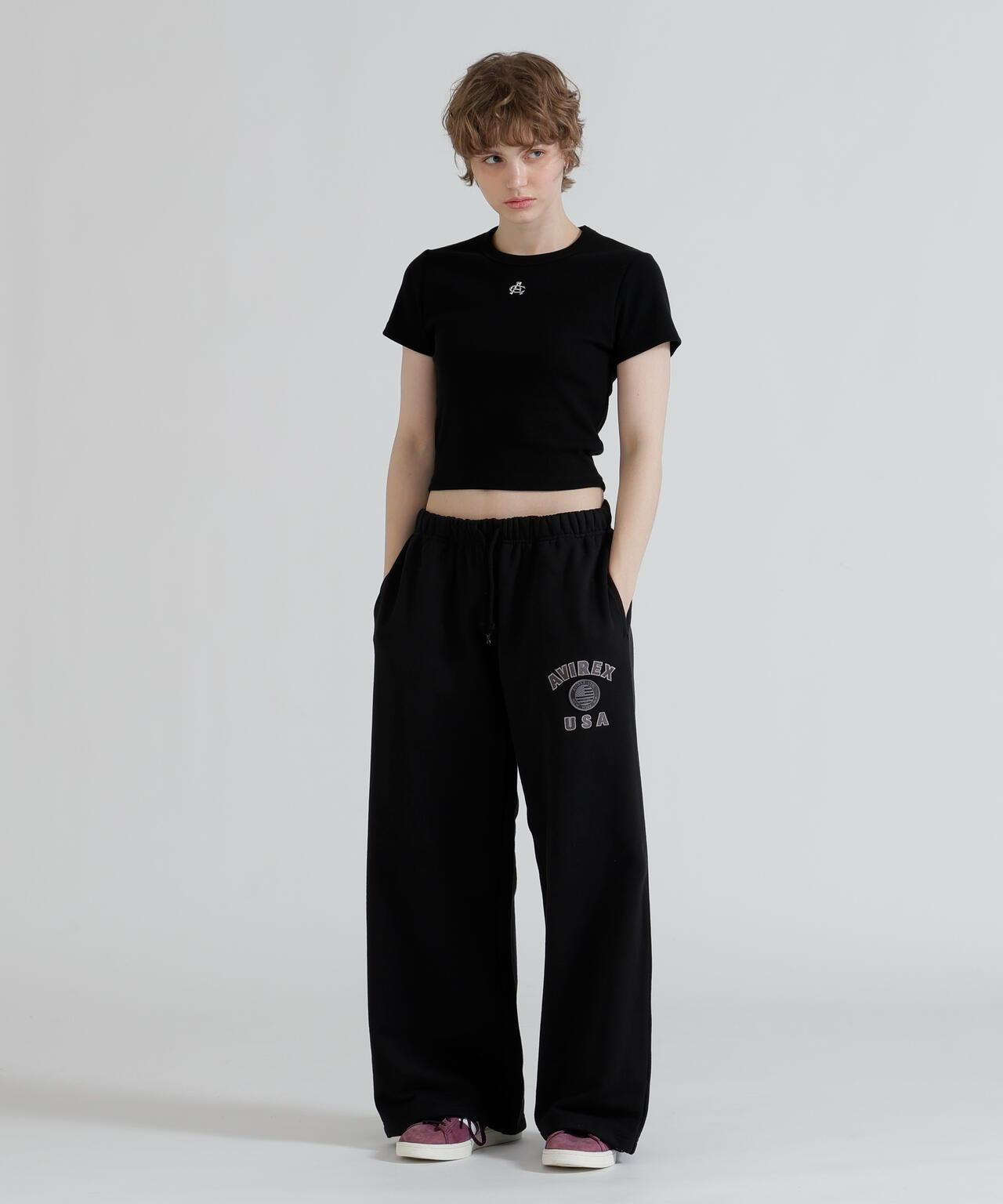 《直営店限定》 S/S AC RIB T-SHIRT T恤