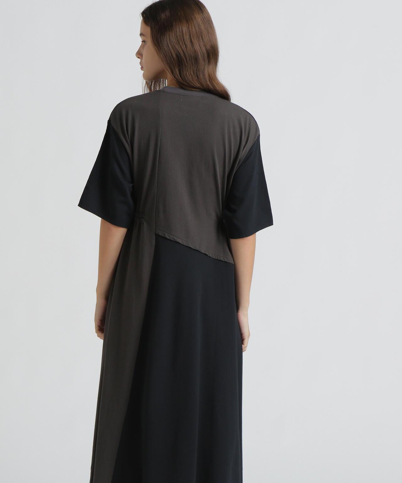 REMAKE‐STYLE DRESS WITH EAGLE PRINT 連衣裙