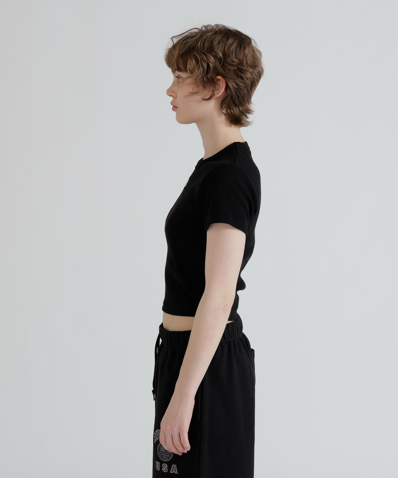 《直営店限定》 S/S AC RIB T-SHIRT T恤