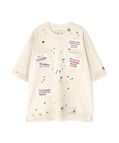 Maison MIHARAYASUHIRO EMBELLISHED STICKER TEE T恤