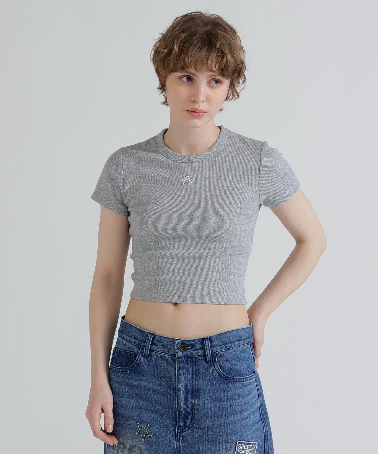 《直営店限定》 S/S AC RIB T-SHIRT T恤