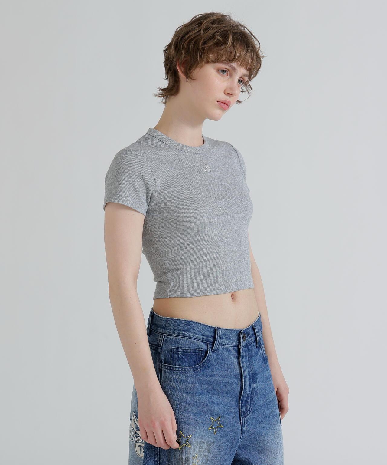 《直営店限定》 S/S AC RIB T-SHIRT T恤