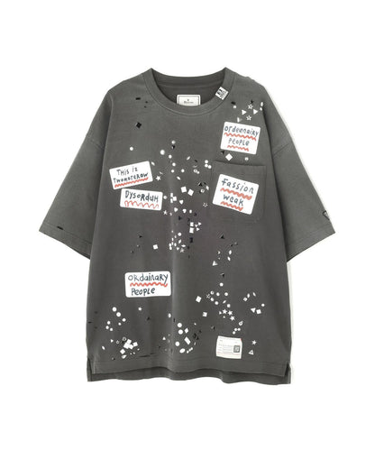 Maison MIHARAYASUHIRO EMBELLISHED STICKER TEE T恤