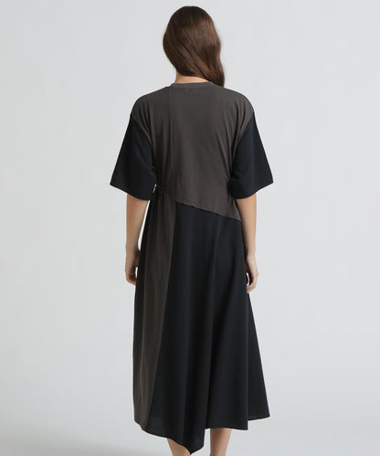 REMAKE‐STYLE DRESS WITH EAGLE PRINT 連衣裙